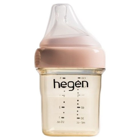헤겐 PPSU 꼭지포함 젖병, 핑크, 1개, 150ml