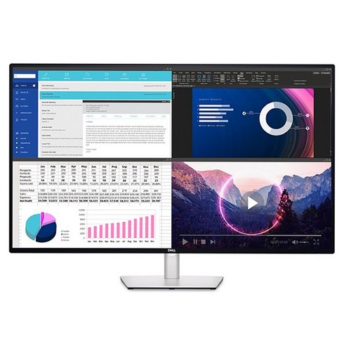 델 4K UHD IPS 스피커 울트라샤프 모니터, U4323QE, 107.9cm