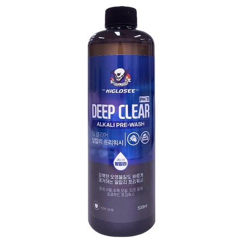 하이글로씨 딥클리어 알칼리 프리워시 카샴푸, 1개, 500ml