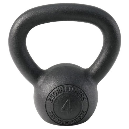 이고진 파워 케틀벨, 블랙, 1개, 4kg