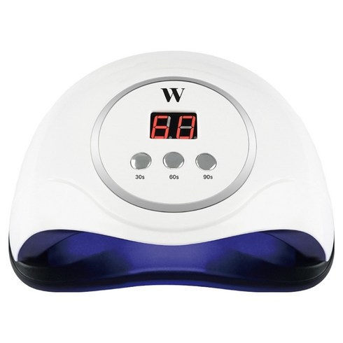 위드샨 프로 라이트 48W UV / LED 전문가용 젤네일 램프, 1개, 화이트