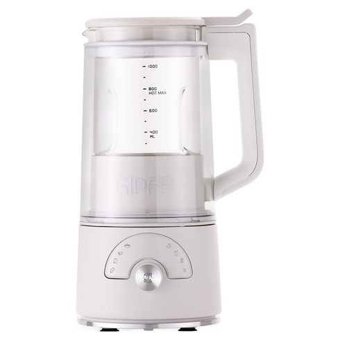 기펠 4세대 대용량 너티글라스 두유제조기 1.2L, GBB-1200W