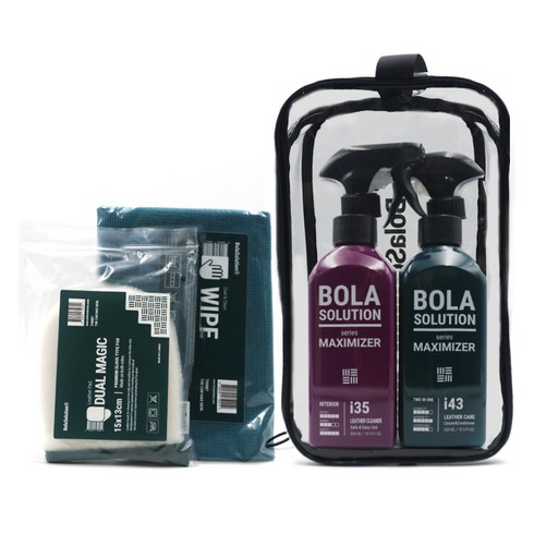 볼라솔루션 가죽 세정 보호제 i35 500ml + i43 500ml 세트, 1세트