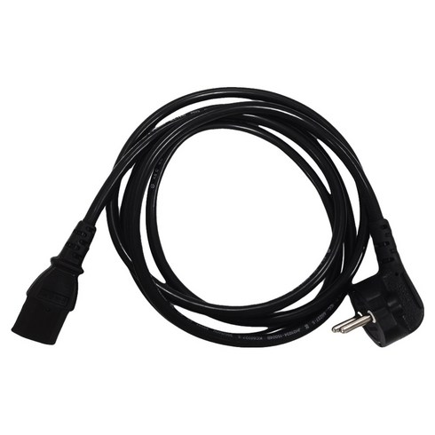 블링라이트 0.75SQ 10A 220V SU 컴퓨터 파워 케이블, 블랙, 1개, 2m