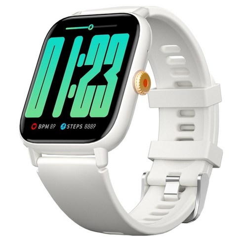 와피크 블루투스 통화 스마트워치 Z8 한글판, 베이지, 4.8cm, GPS + 블루투스