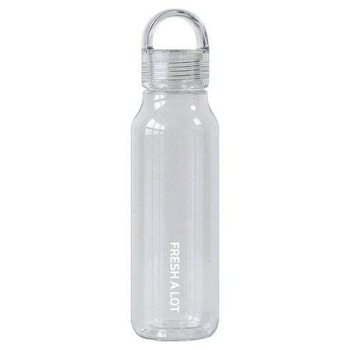 프레쉬어랏 트라이탄 핸들캡 에어 보틀, 클리어, 650ml, 1개