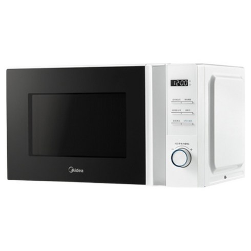 마이디어 프리미엄 무회전 플랫 디지털 전자레인지 화이트 23L, MMOP02OK-AMPBWH