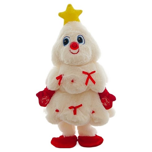 토이토 2세대 크리스마스 춤추는 인형 01 찐트리, 40cm, 01_화이트 찐트리, 1개