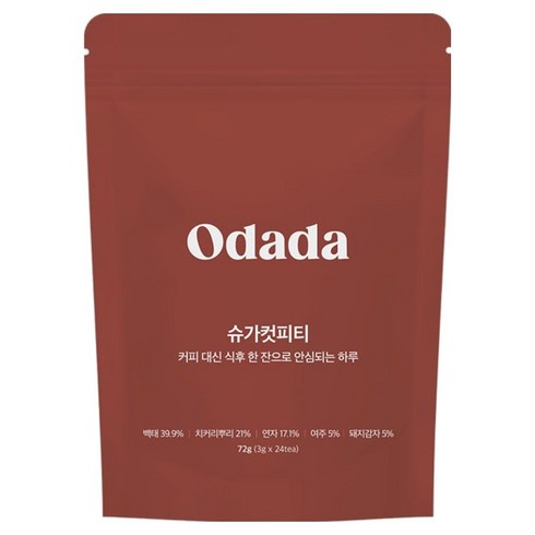 오다다 슈가컷피티, 3g, 24개입, 1개