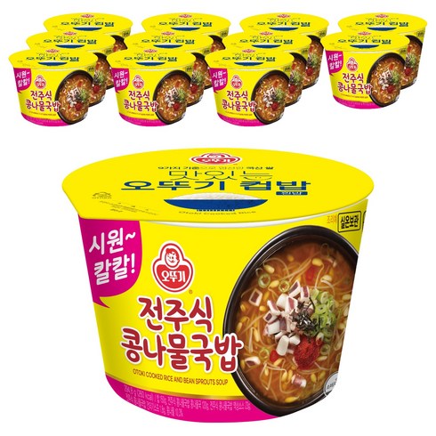 오뚜기 컵밥 전주식 콩나물국밥, 294.8g, 12개