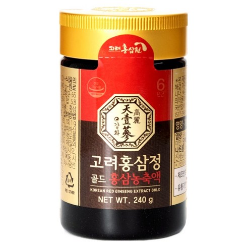 고려홍삼원 국산 6년근 고려홍삼정 골드, 240g, 1개