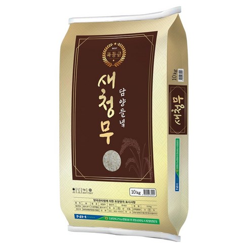 농협 국내산 담양들녘 새청무 백미, 10kg, 1개, 특등급