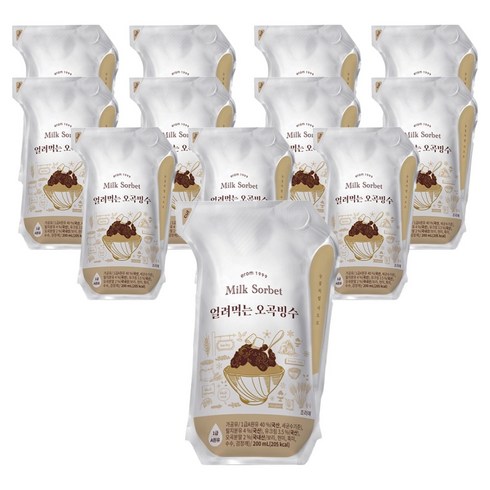 이롬 얼려먹는 오곡빙수, 12개, 200ml