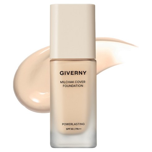 지베르니 밀착 커버 파운데이션 30ml, 1개, 19 아이보리