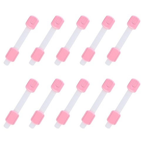 알럽홈 밴드형 서랍 안전 잠금장치 L261-0314, 핑크(L261-0314P), 10개