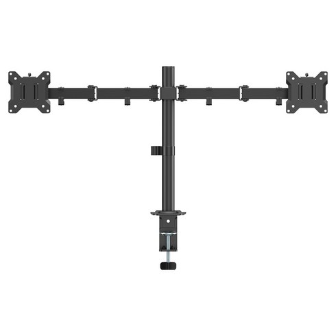픽셀아트 스탠디아 HXM 가로 듀얼 모니터암 거치대, Matte Black, 1개