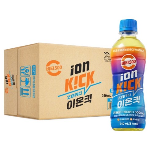 비타500 이온킥, 340ml, 20개
