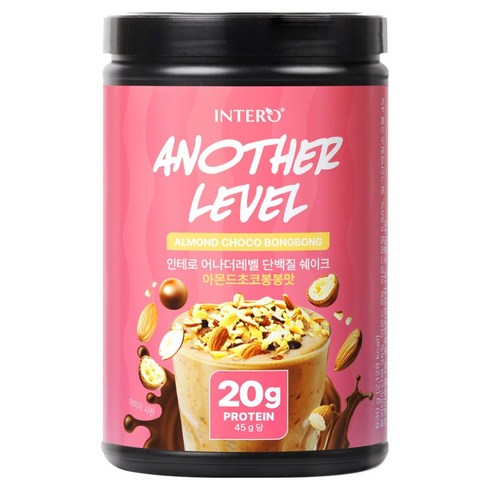 인테로 어나더레벨 단백질 쉐이크 아몬드초코봉봉맛, 1개, 630g