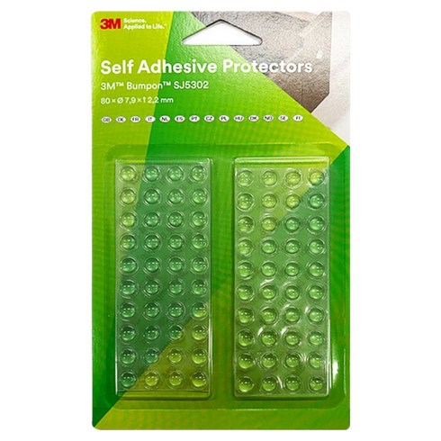 범폰 3M SJ5302-BL 원형 블리스터팩 80p, 1개