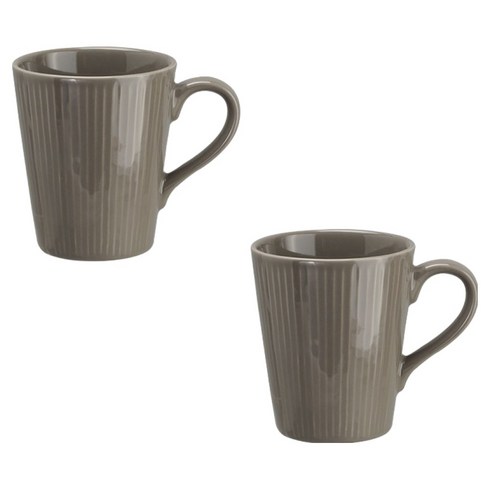 메종오브제 라이닝 머그 280ml 중, 모카, 2개