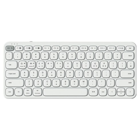 엑토 미니 블루투스 충전식 초슬림 유무선 텐키리스 키보드, 세이지 그레이 + 모스 그린, B606, 제조사축