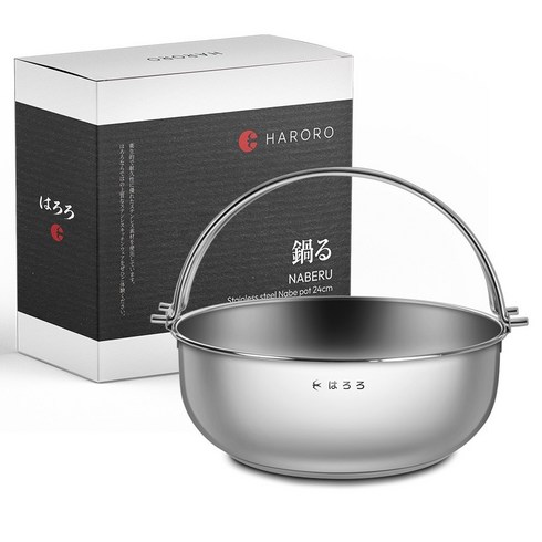 하로로 인덕션 나베루 IH 샤브샤브 냄비, 1개, 24cm