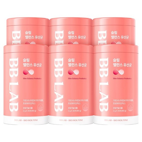 비비랩 슬림 밸런스 유산균 30p, 6개