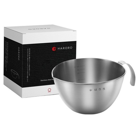 하로로 시코미 손잡이 스텐304 계량볼 대, 1개, 1200ml