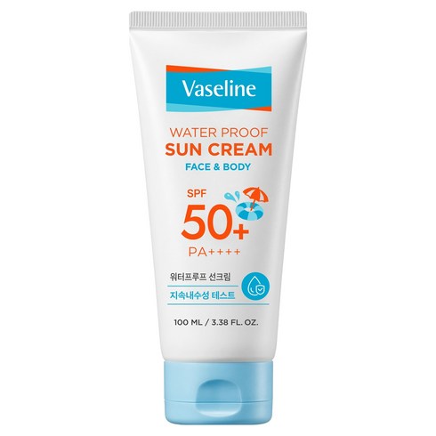 애경바세린 모이스처 워터프루프 선크림 SPF50+ PA++++, 1개, 100ml