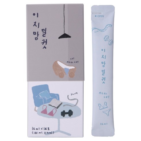 이지맘 밀컷, 168ml, 14개입, 1개
