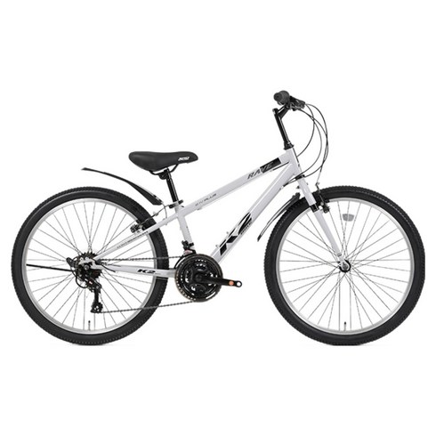 케이투바이크 레이브GS플러스 MTB 스틸 림 브레이크 12.8kg 신장 130cm~155cm 방문설치, 스노우 그레이, 61cm(24인치)