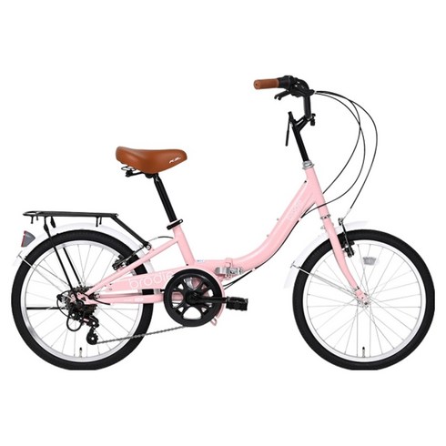 케이투바이크 브로디 접이식 스틸 림 브레이크 14.9kg 신장 140cm~170cm 직접설치, 핑크, 50.8cm(20인치)