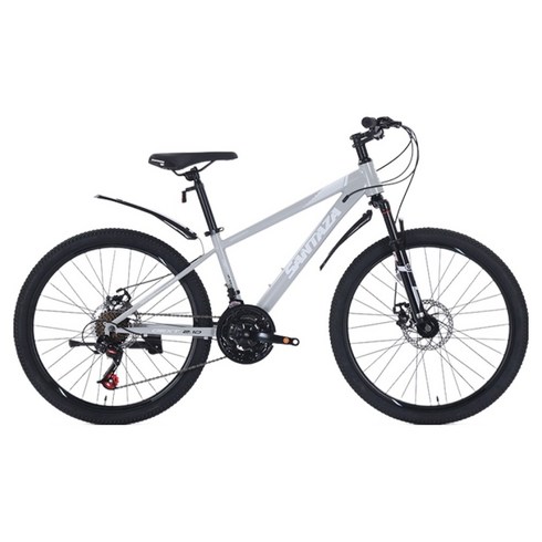 케이투바이크 레이브2.1D MTB 스틸 디스크 브레이크 15.8kg 신장 135cm~160cm 방문설치, 그레이, 61cm(24인치)