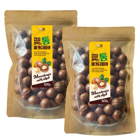 견과공장 베트남 통마카다미아, 2개, 500g
