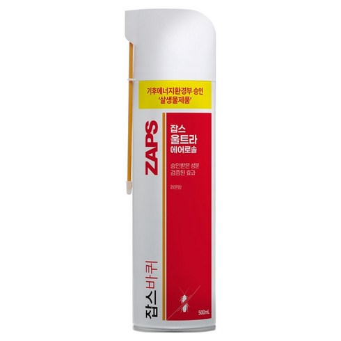 잡스 살생물제승인 울트라에어로솔 스프레이, 1개, 500ml