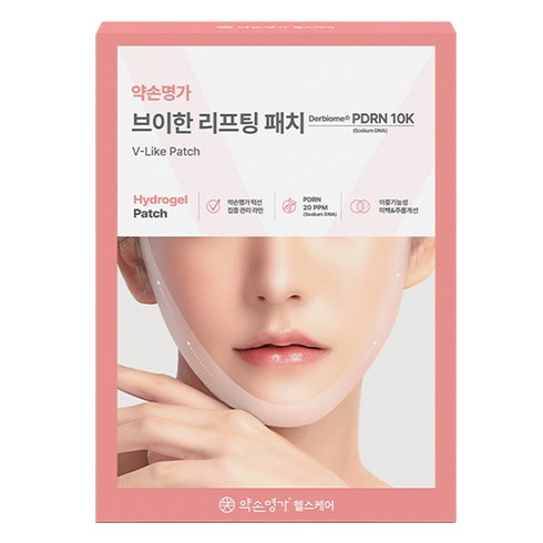 약손명가헬스케어 브이한 턱선 패치, 7개입, 1개