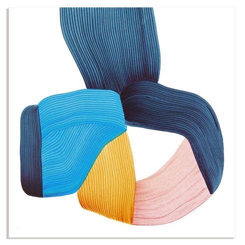 세잔느화실 로낭 부홀렉 Multicolor3 액자, 캔버스액자, 36x36cm, 캔버스