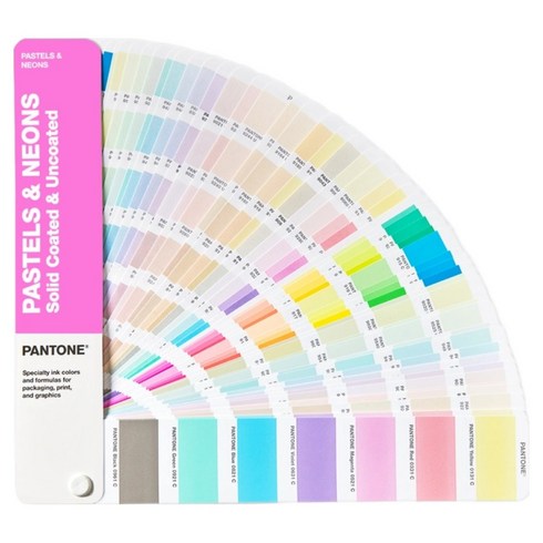 PANTONE 컬러북 파스텔 네온 가이드 코팅 비코팅 GG1504C, 1개