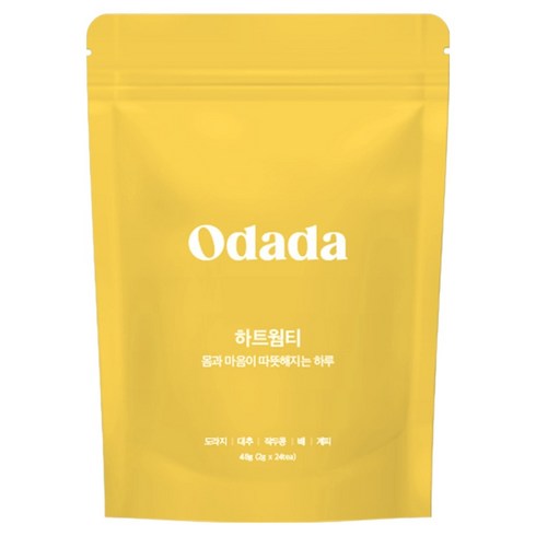 오다다 하트웜티, 2g, 24개입, 1개