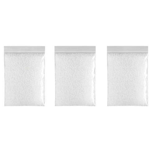 투데이리빙 diy 키링 만들기 대용량 물에 녹는 플라스틱 점토 R98839W 100g, 화이트, 3개