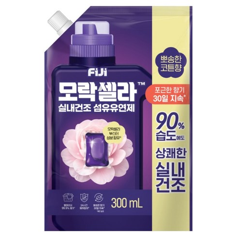 피지 모락셀라 실내건조 섬유유연제 뽀송한 코튼향, 1개, 300ml