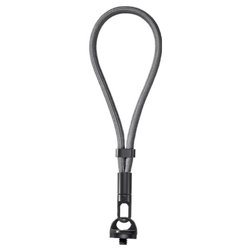 디노쇼핑 DJI Pocket 3/4 호환 컬러 손목 스트랩 21cm x 3cm x 6mm + 나사 세트, 1세트, 그레이