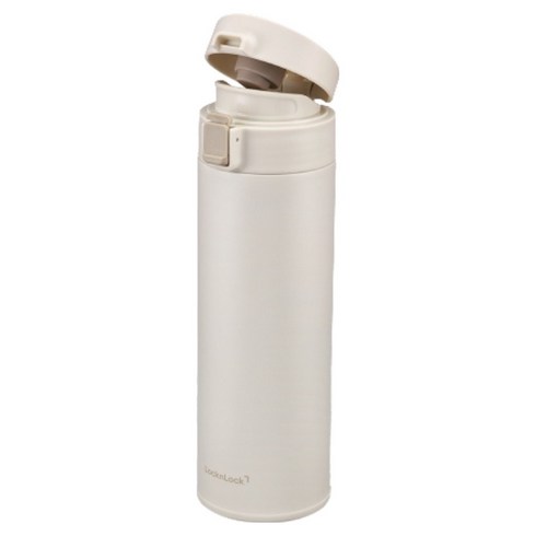 락앤락 데일리 슬림핏 2.0 원터치 텀블러 LHC3104IVY, 아이보리, 1개, 530ml