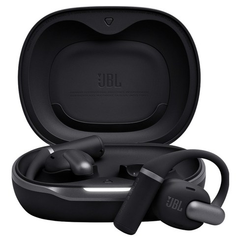 제이비엘 Sense Pro 오픈 이어 블루투스 이어폰, 블랙, JBLSENSEPROBLK