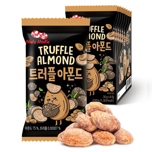 넛츠홀릭 트러플 아몬드, 8개, 30g
