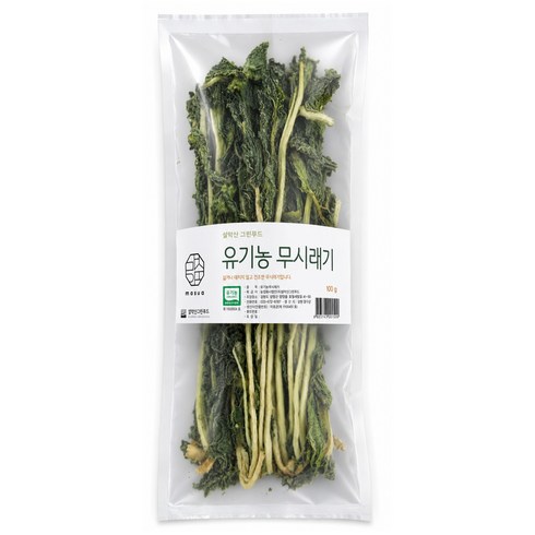 마수아 유기농 무시래기, 1개, 100g