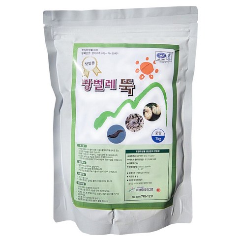 바이오아그로 땅벌레뚝 토양 미생물 제제 비료, 1개, 1kg