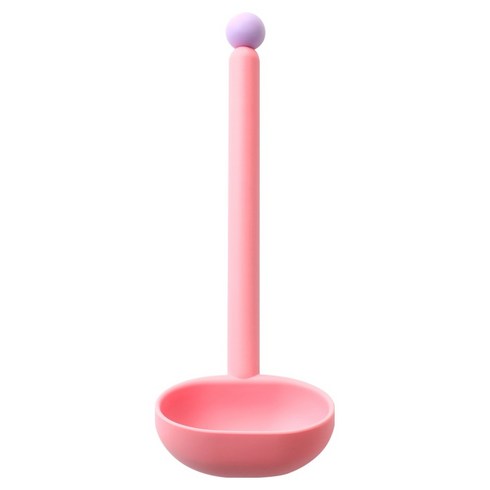 베터핑거 실리콘 키친툴 국자, 핑크, 1개
