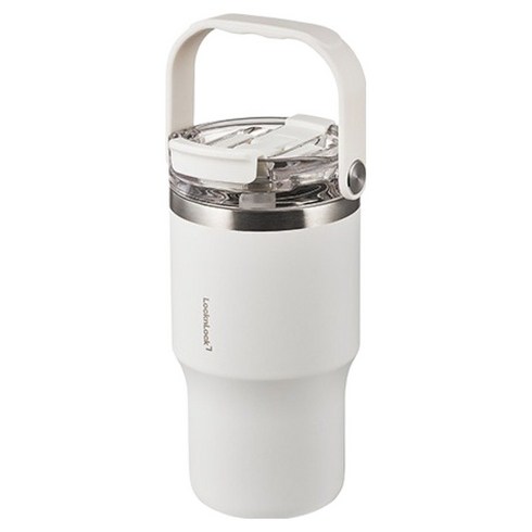 락앤락 데일리 플립스트로우 텀블러 LHC4456IVY, 아이보리, 1개, 600ml