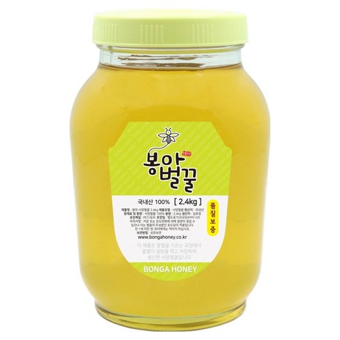 봉아 국내산 사양벌꿀, 2.4kg, 1개